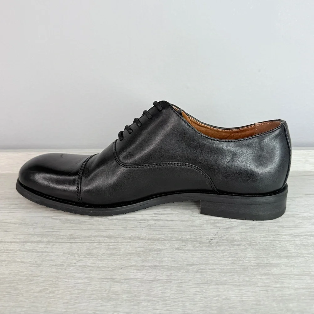 Frye Men’s Scott Cap black leather Oxford dress shoes size 7